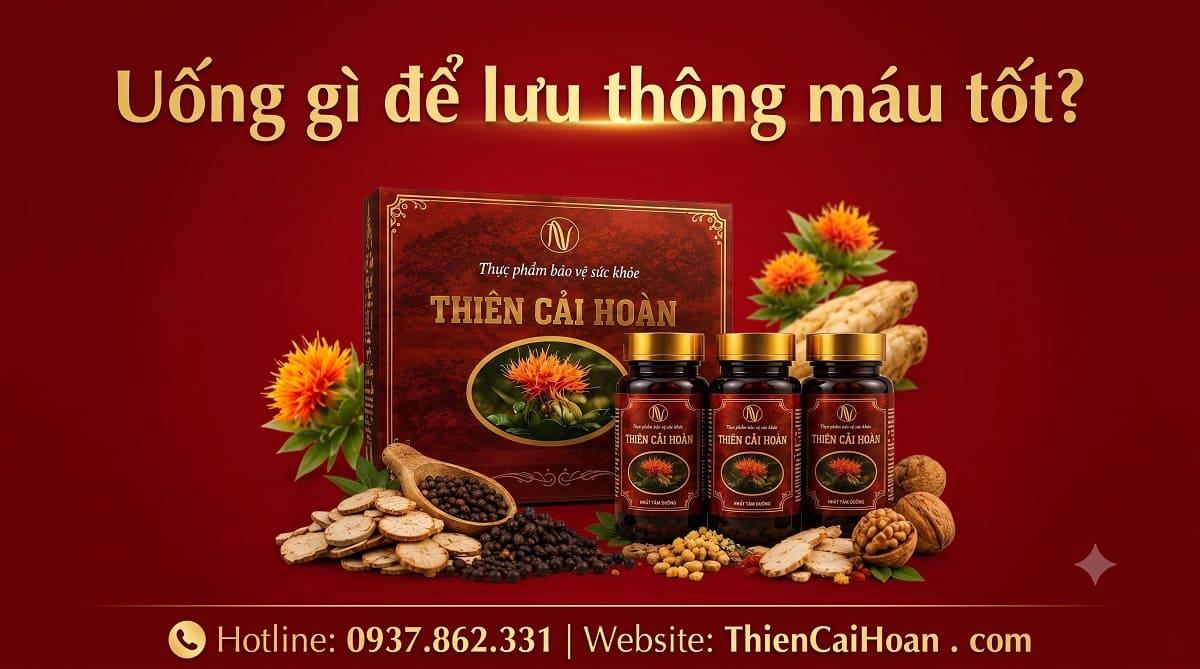 Uong gi de luu thong mau tot