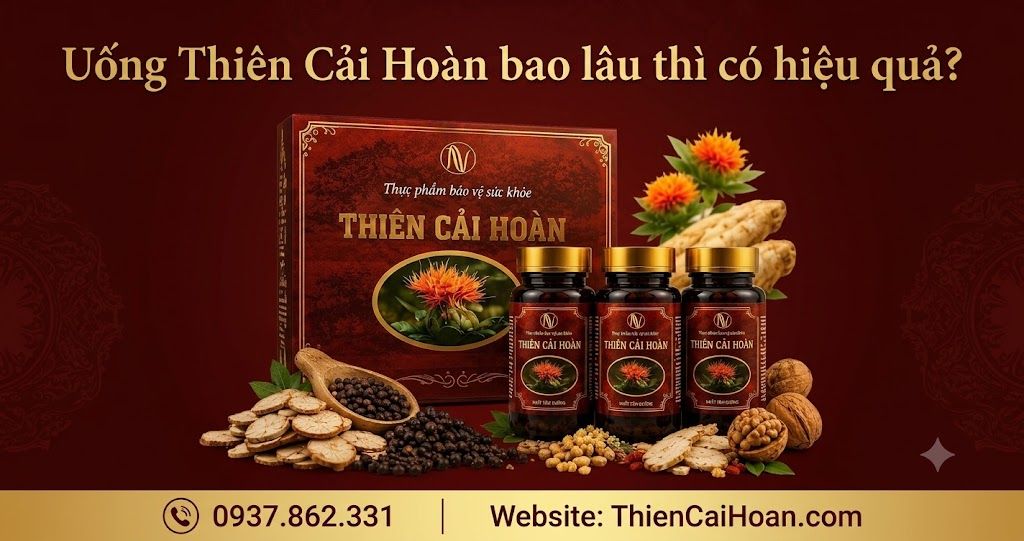 Uống Thiên Cải Hoàn Bao Lâu Thì Có Hiệu Quả? Lộ Trình & Lời Khuyên Chuyên Gia